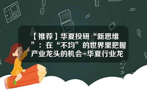 【推荐】华夏投研“新思维”：在“不均”的世界里把握产业龙头的机会-华夏行业龙头混合基金