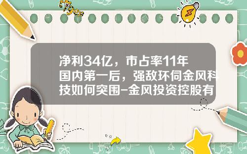 净利34亿，市占率11年国内第一后，强敌环伺金风科技如何突围-金风投资控股有限公司简介