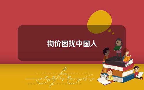 物价困扰中国人