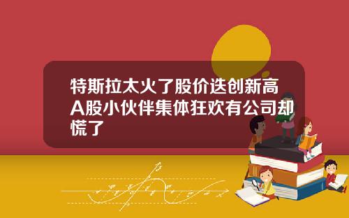 特斯拉太火了股价迭创新高A股小伙伴集体狂欢有公司却慌了