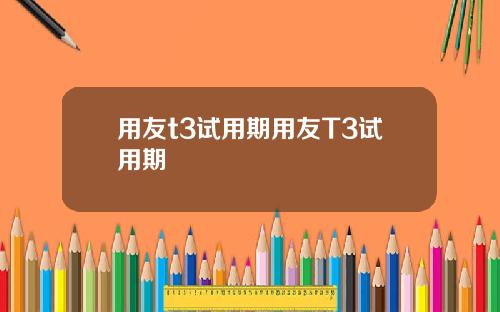 用友t3试用期用友T3试用期