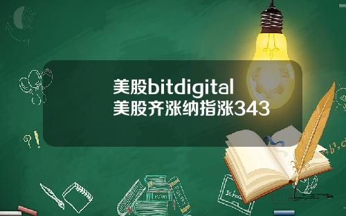 美股bitdigital美股齐涨纳指涨343