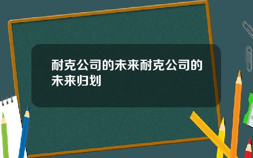 耐克公司的未来耐克公司的未来归划
