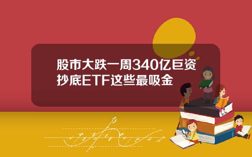 股市大跌一周340亿巨资抄底ETF这些最吸金