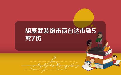 胡塞武装炮击荷台达市致5死7伤