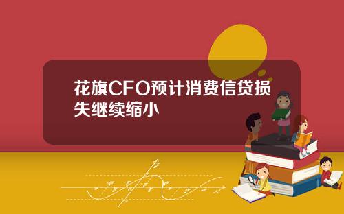 花旗CFO预计消费信贷损失继续缩小