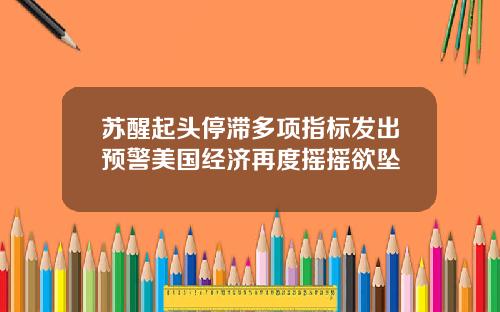 苏醒起头停滞多项指标发出预警美国经济再度摇摇欲坠