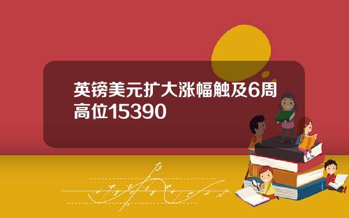 英镑美元扩大涨幅触及6周高位15390