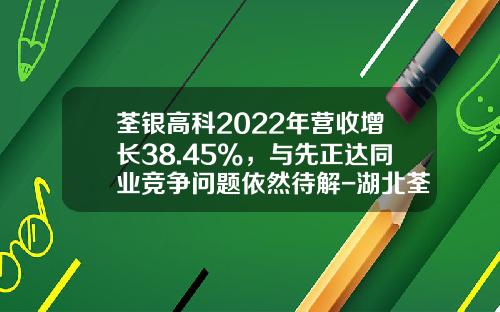 荃银高科2022年营收增长38.45%，与先正达同业竞争问题依然待解-湖北荃银高科种业有限公司