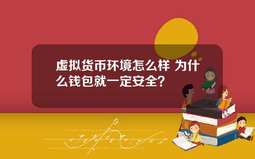 虚拟货币环境怎么样 为什么钱包就一定安全？
