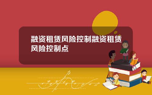 融资租赁风险控制融资租赁风险控制点