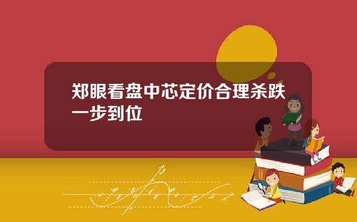 郑眼看盘中芯定价合理杀跌一步到位