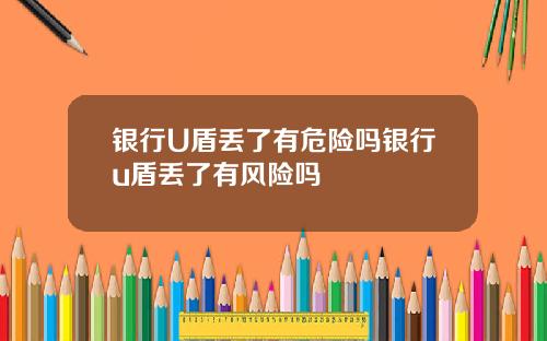 银行U盾丢了有危险吗银行u盾丢了有风险吗