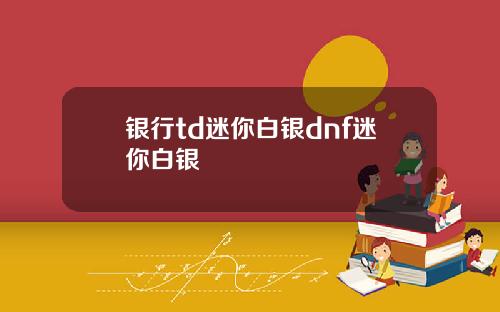 银行td迷你白银dnf迷你白银
