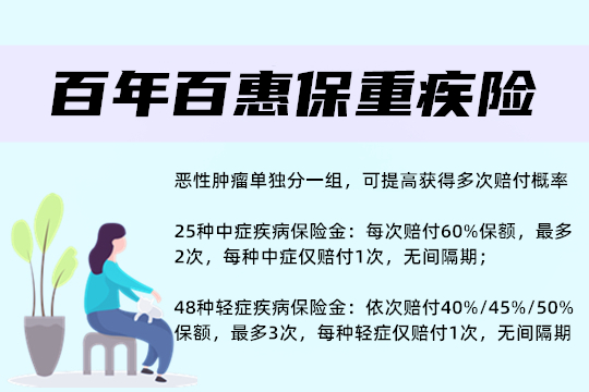 百年人寿百惠保重疾险值得买吗？好不好有哪些优点保障